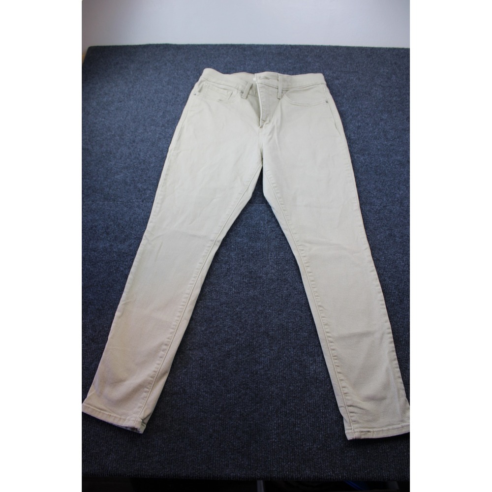 Levis 311 Shaping Skinny Jeans Tan Khaki Stretch Pants Womens Size 30